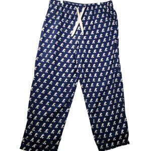 Disney Parks Mickey Mouse All Over Print Navy Lounge Pants XL Cotton